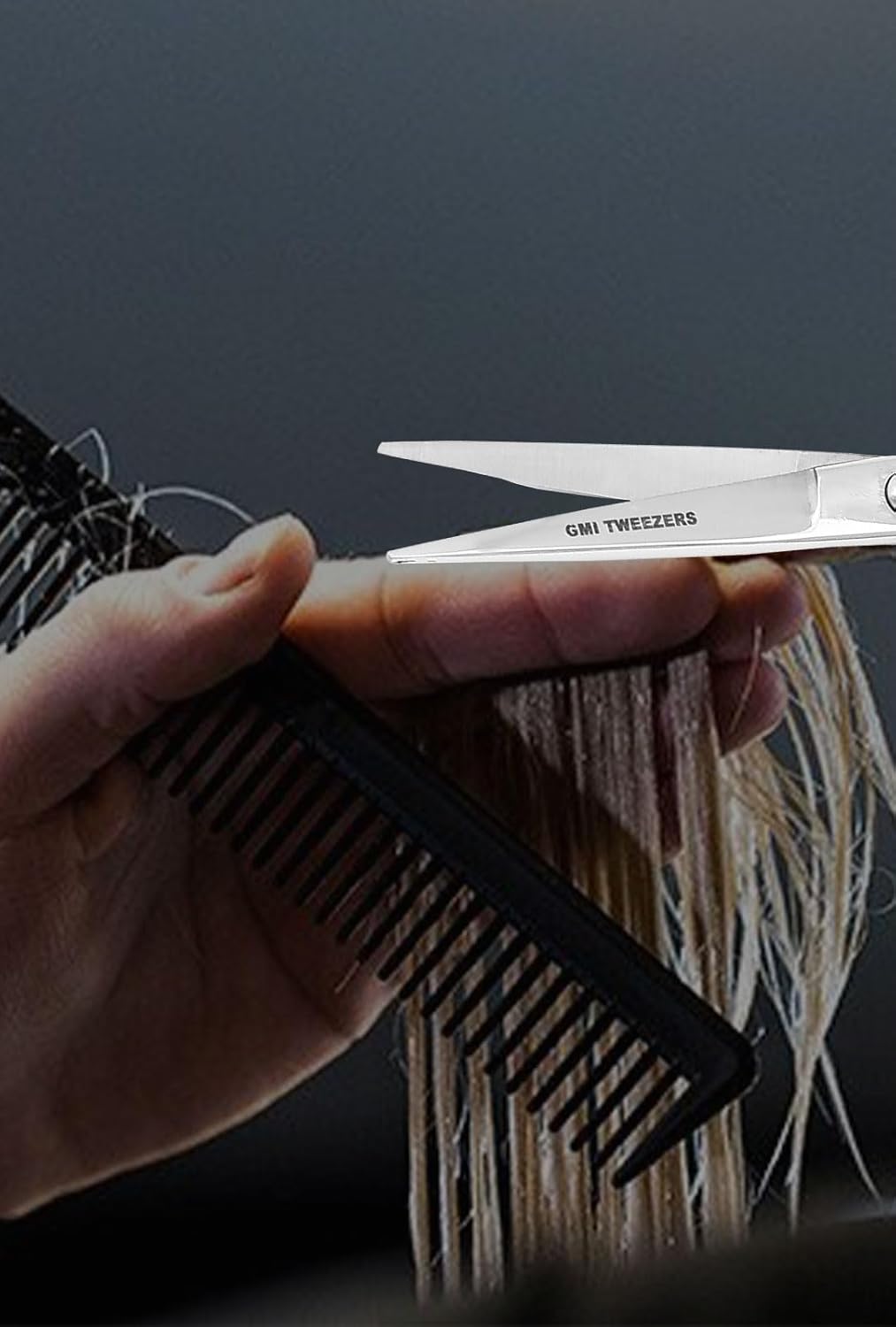 GMI-TWEEZERS™ - Professional Barber Scissors - Hair cutting Scissors for Professionals, and Home Use - Hair Scissors for Men and Women.