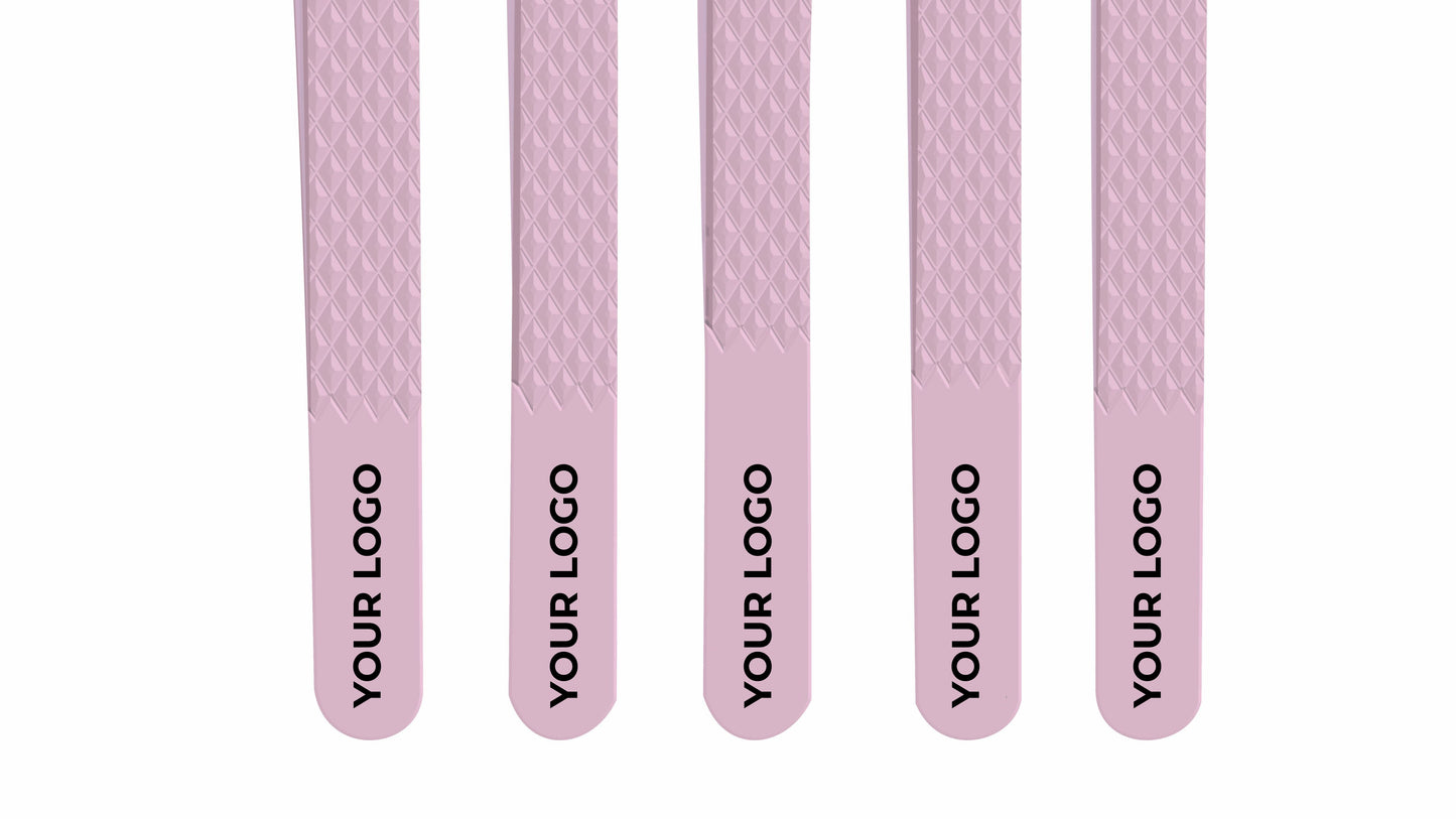 Custom Fiber Tip Lash Tweezers – Professional Eyelash Extension Tool for Precision Lash Application