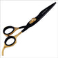 Premium Black & Gold Professional Barber Scissors – Precision Hair Cutting Shears