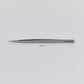 Professional Eyelash Extension Tweezers - Stainless Steel Eyelash Extension Kit - Pack of 2 Eyelashes Extension Tweezers – Lash Tweezers for Eyelash Extensions - False Eyelash Applicator tool. (Silver)