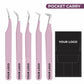 Custom Fiber Tip Lash Tweezers – Professional Eyelash Extension Tool for Precision Lash Application