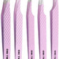 Fiber Tip Lash Tweezers For Eyelash Extension Tweezers Professional - Pink