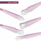 Custom Fiber Tip Lash Tweezers – Professional Eyelash Extension Tool for Precision Lash Application