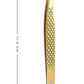 Fiber Tip Lash Tweezer For Eyelash Extension Tweezers Professional. (Gloden)