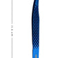 Fiber Tip Lash Tweezer For Eyelash Extension Tweezers Professional. (Blue Plasma)