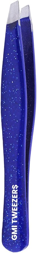 Click to see full view       Eyebrow Tweezer- Eyebrow Tweezers for Women and Men - Professional eye brow twizzers and trimmer. (Dark Blue)