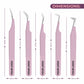 Custom Fiber Tip Lash Tweezers – Professional Eyelash Extension Tool for Precision Lash Application