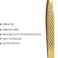 Fiber Tip Lash Tweezer For Eyelash Extension Tweezers Professional. (Gloden)