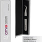 GMI TWEEZERS Eyelash Extension Tweezers - Stainless Steel - L-Shaped (Boot) - Silver