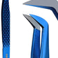 Fiber Tip Lash Tweezer For Eyelash Extension Tweezers Professional. (Blue Plasma)