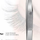 GMI Lash Tweezers – Pack of 4 Stainless Steel Fiber Tip Eyelash Extension Tweezers - Silver