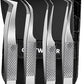 GMI Lash Tweezers – Pack of 4 Stainless Steel Fiber Tip Eyelash Extension Tweezers - Silver