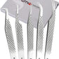 GMI Lash Tweezers - Set of 5 Eyelash Tweezers - Stainless Steel Eyelash Extension Tweezers - Multipurpose Lash Tweezers for Eyelash Extensions for Individual (Silver)