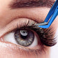 Fiber Tip Lash Tweezer For Eyelash Extension Tweezers Professional. (Blue Plasma)
