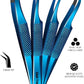 GMI Lash Tweezers – Pack of 4 Stainless Steel Fiber Tip Eyelash Extension Tweezers