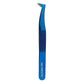 Boot Eyelash Tweezers Precision Lash Applicator & Styling Tool (Blue)