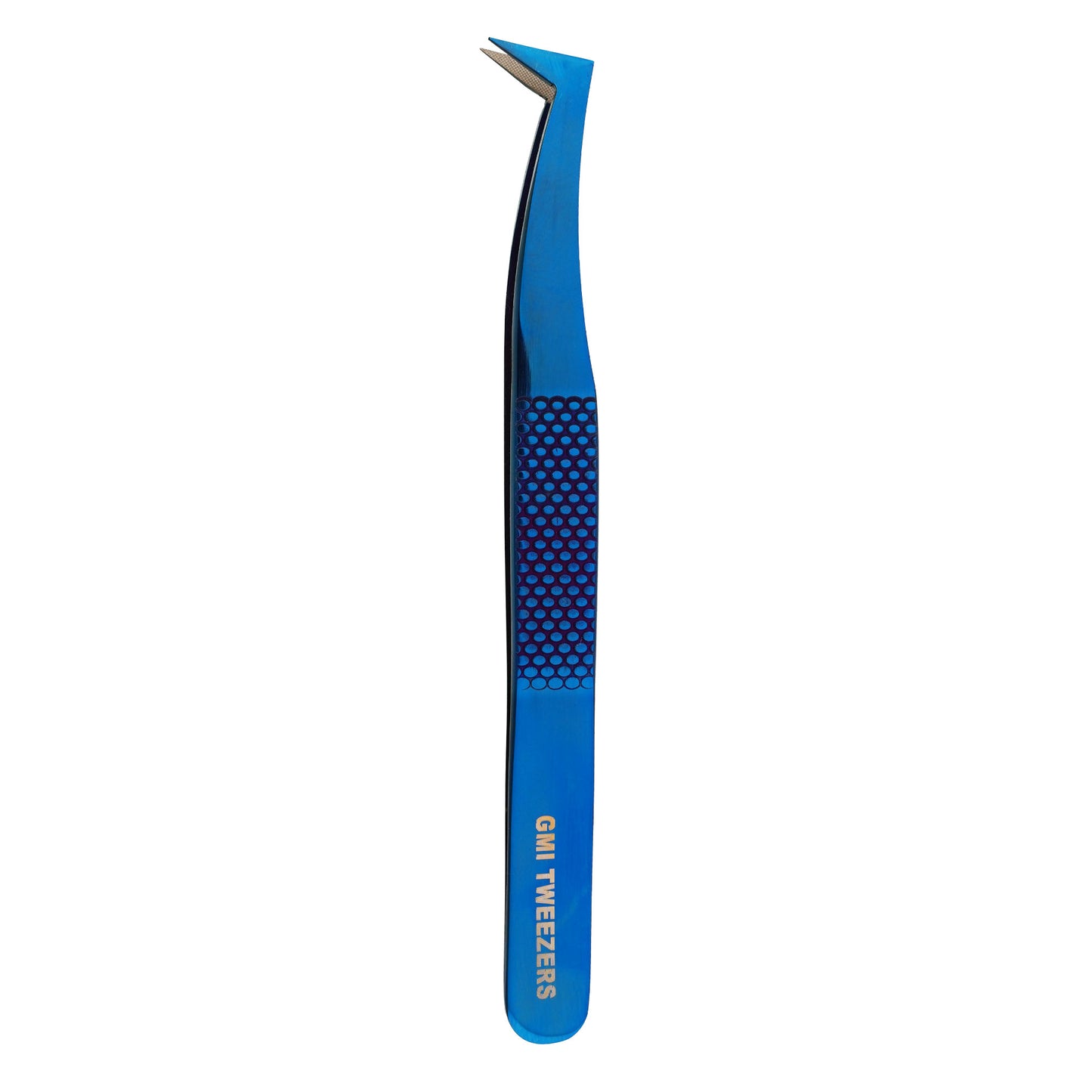 Boot Eyelash Tweezers Precision Lash Applicator & Styling Tool (Blue)