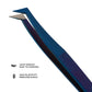 Boot Eyelash Tweezers Precision Lash Applicator & Styling Tool (Blue)