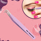 Boot Eyelash Tweezers Precision Lash Applicator & Styling Tool (Pink)
