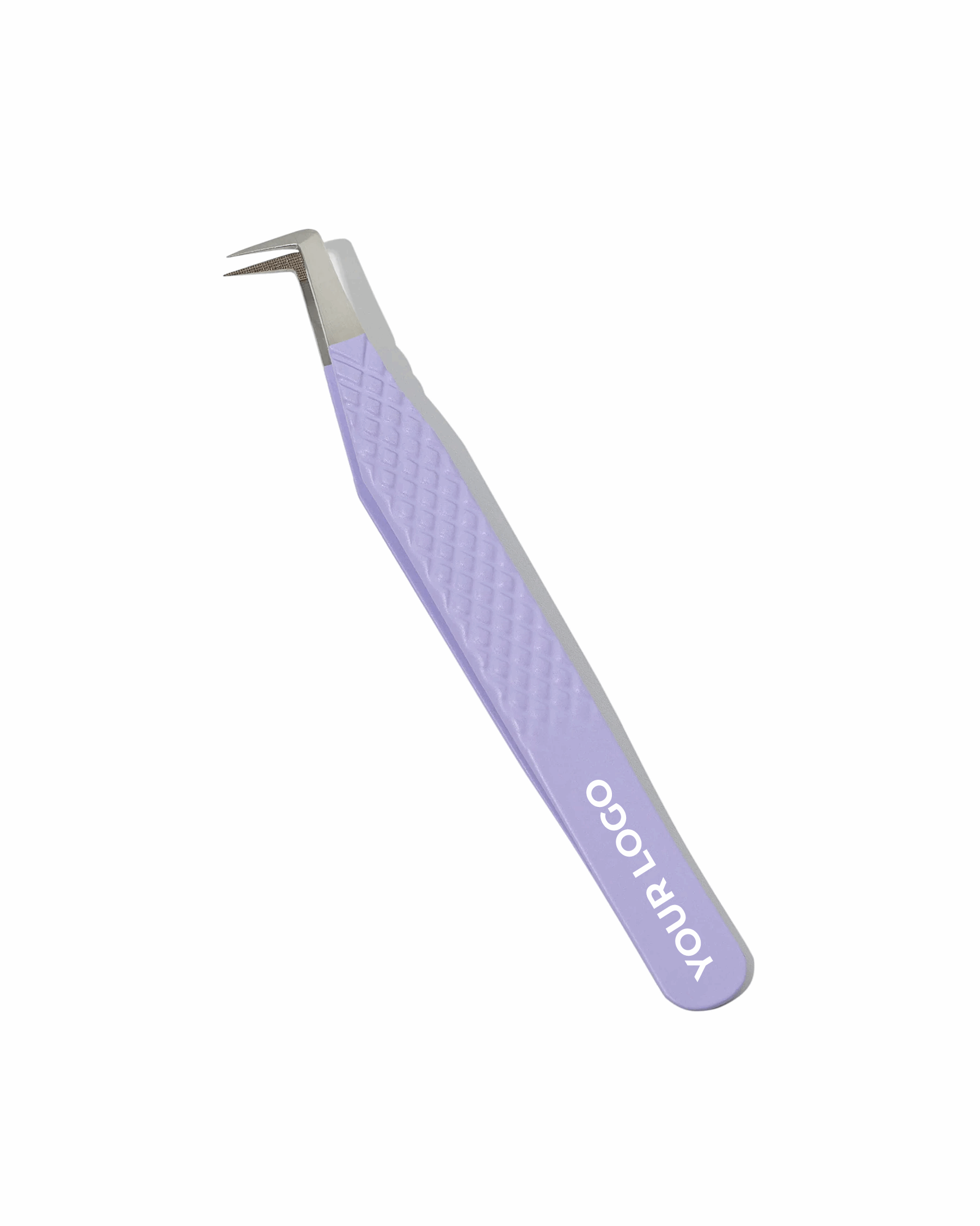 Light purple eyelash extension tweezers 