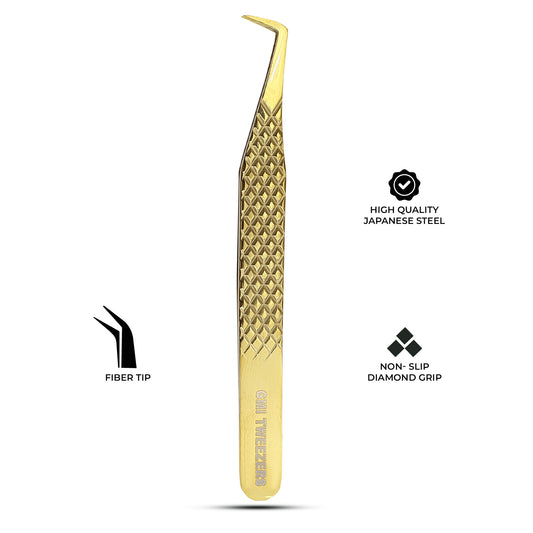 Heavy-Duty Non-Fiber Tip Boot Tweezers – Precision Grip for Boot Removal & Maintenance (Gold)