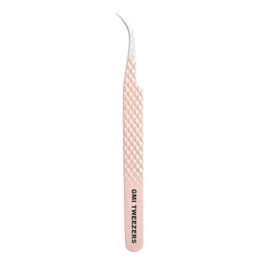 Precision Curved Tweezers – Non-Fiber Tip, Anti-Static, Stainless Steel (Nude)