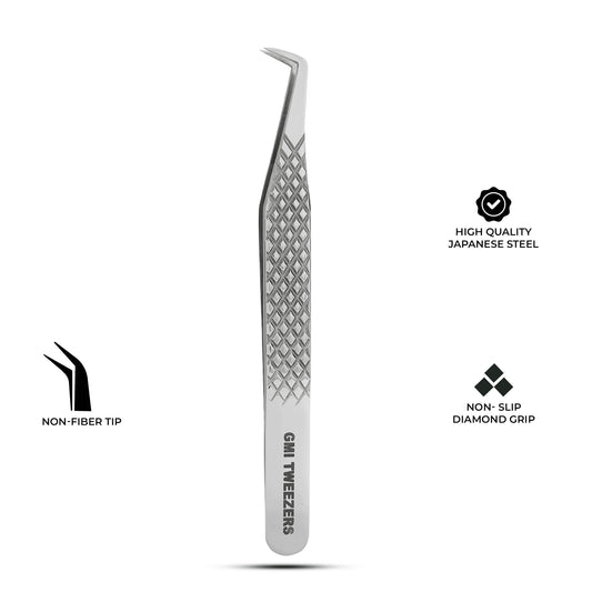 Heavy-Duty Non-Fiber Tip Boot Tweezers – Precision Grip for Boot Removal & Maintenance (Silver)