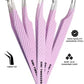 Fiber Tip Lash Tweezers For Eyelash Extension Tweezers Professional
