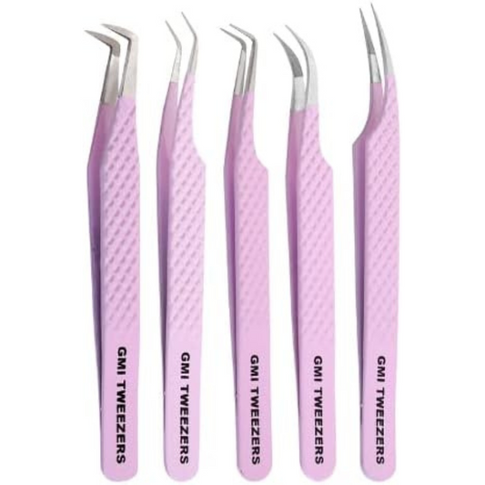 Fiber Tip Lash Tweezers For Eyelash Extension Tweezers Professional