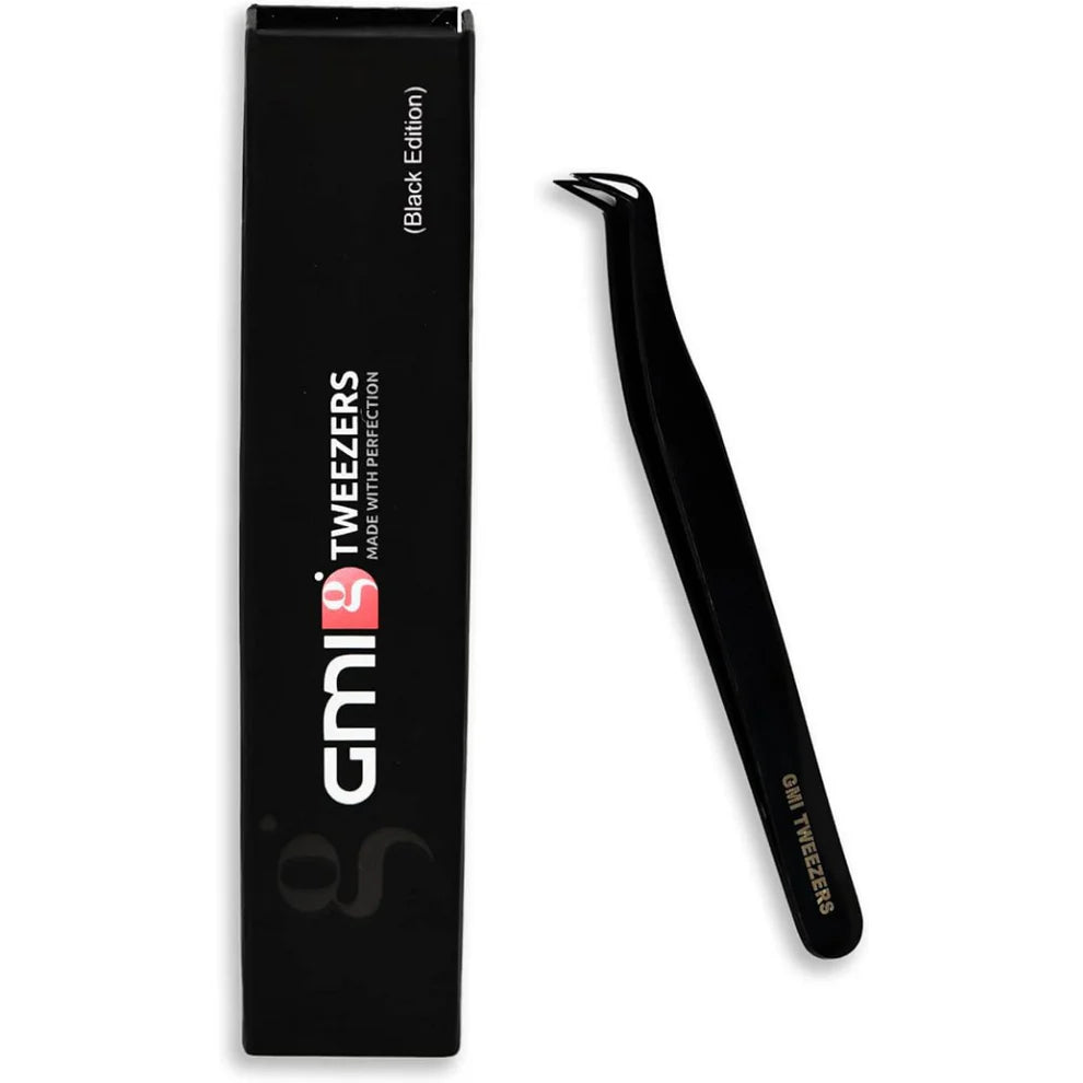 GMI Tweezers - Eyelash Extension Tweezers - Stainless Steel Lash Extension Tweezers