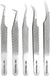 GMI Lash Tweezers - Set of 5 Eyelash Tweezers